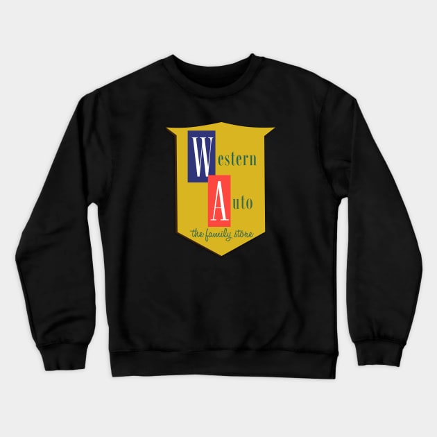 Western Auto Supply Company Crewneck Sweatshirt by carcinojen